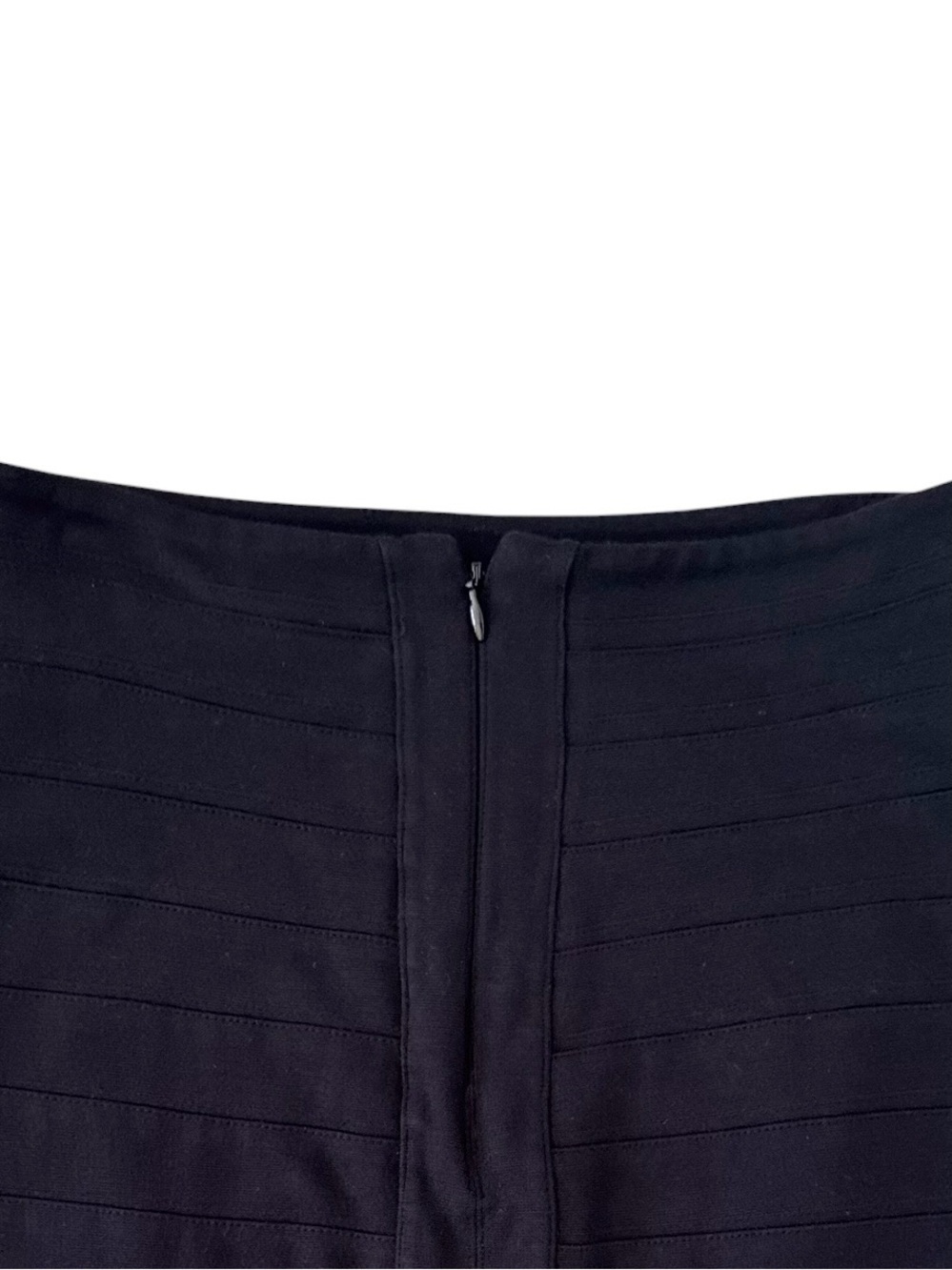 Express Black Bandage Bodycon Pencil Skirt Size 4 Stretch - Picture 4 of 5